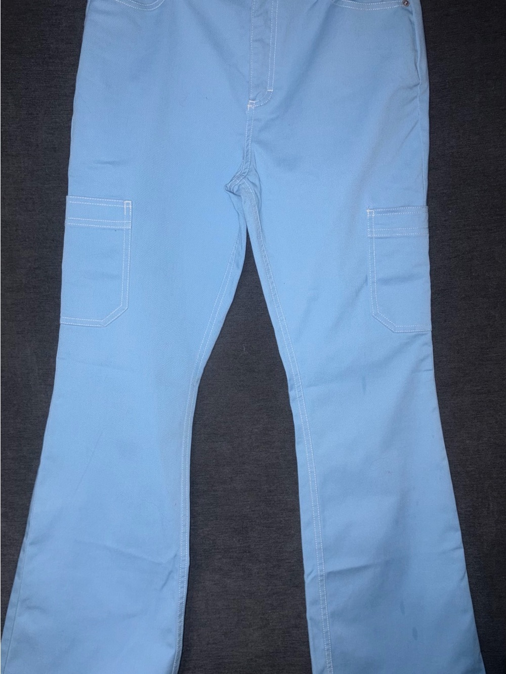 BDG Light Blue Cropped Cargo Pants